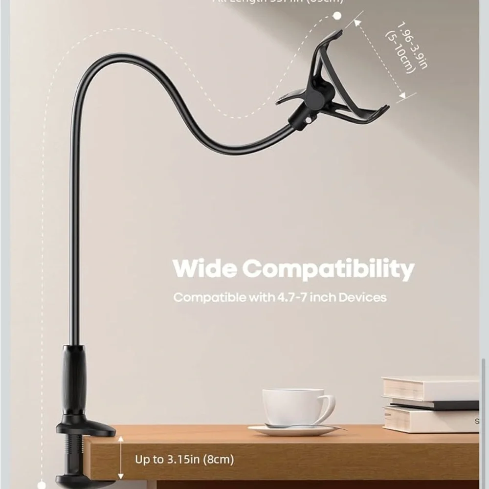 Lamicall Black Flexible Phone Holder